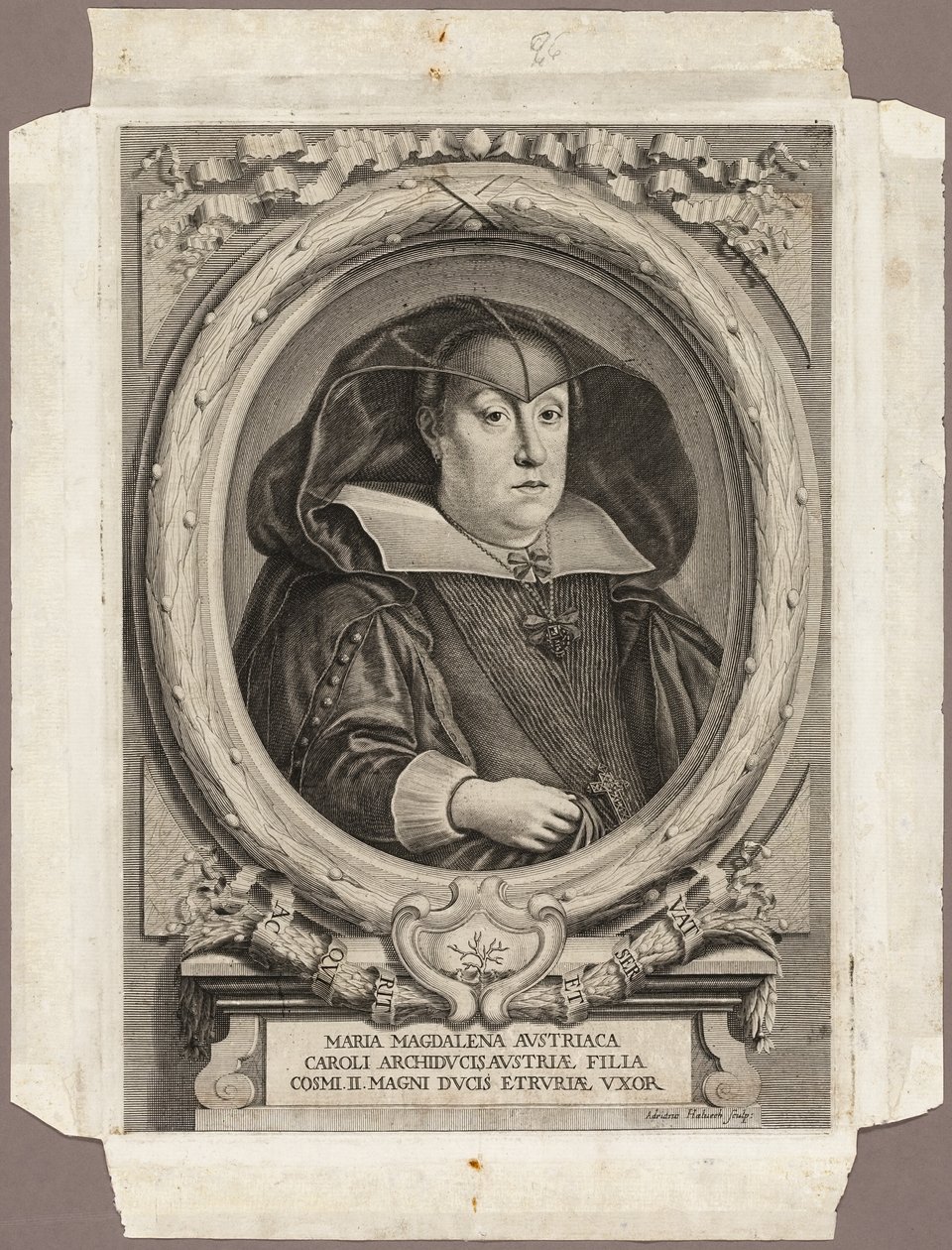 Maria Magdalena z Austrii autorstwa Adriaen Haelwegh