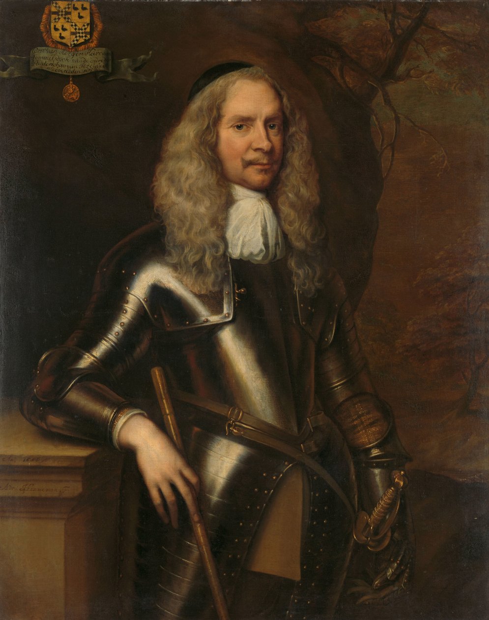 Cornelis van Aerssen (1600-62), Lord Sommelsdijk, pułkownik kawalerii autorstwa Adriaen Hanneman
