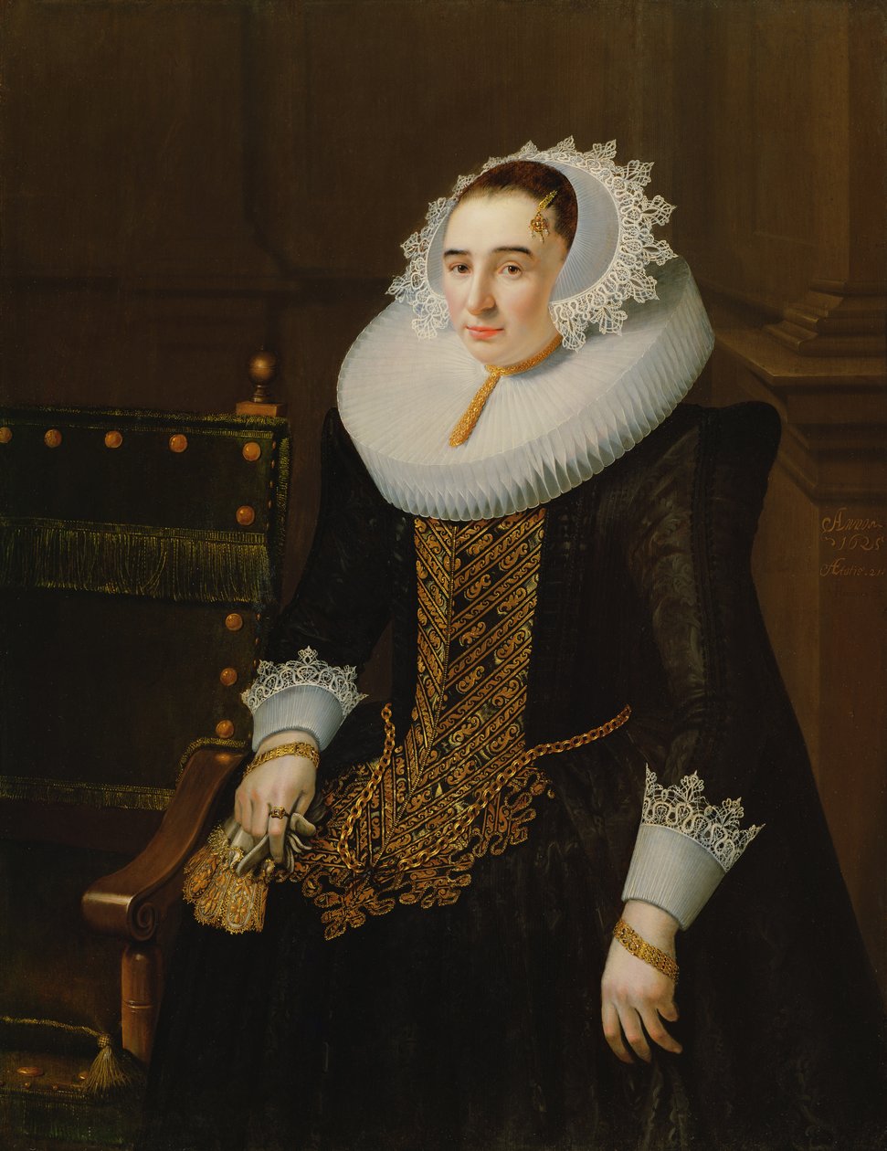 Portret damy, podobno księżniczka Sohns autorstwa Adriaen Hanneman