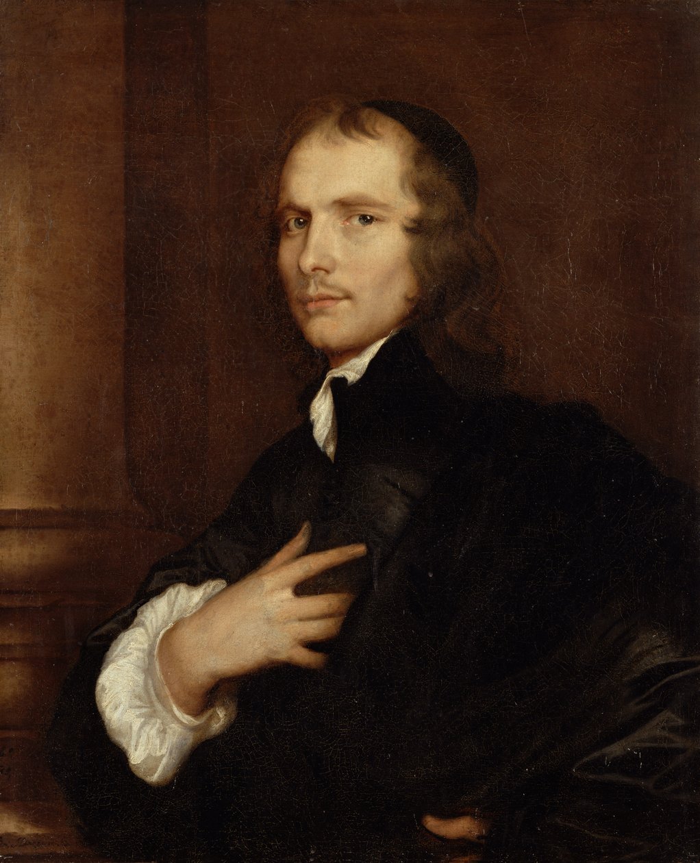 Portret mężczyzny (dawniej Andrew Marvell) autorstwa Adriaen Hanneman