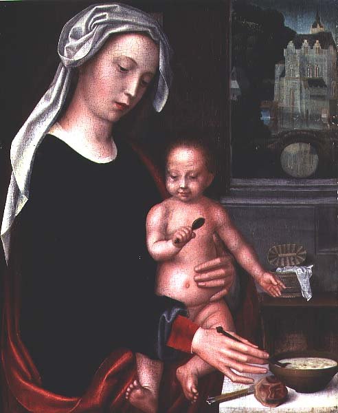 Madonna z Dzieciątkiem (panel) autorstwa Adriaen Isenbrandt or Isenbrant