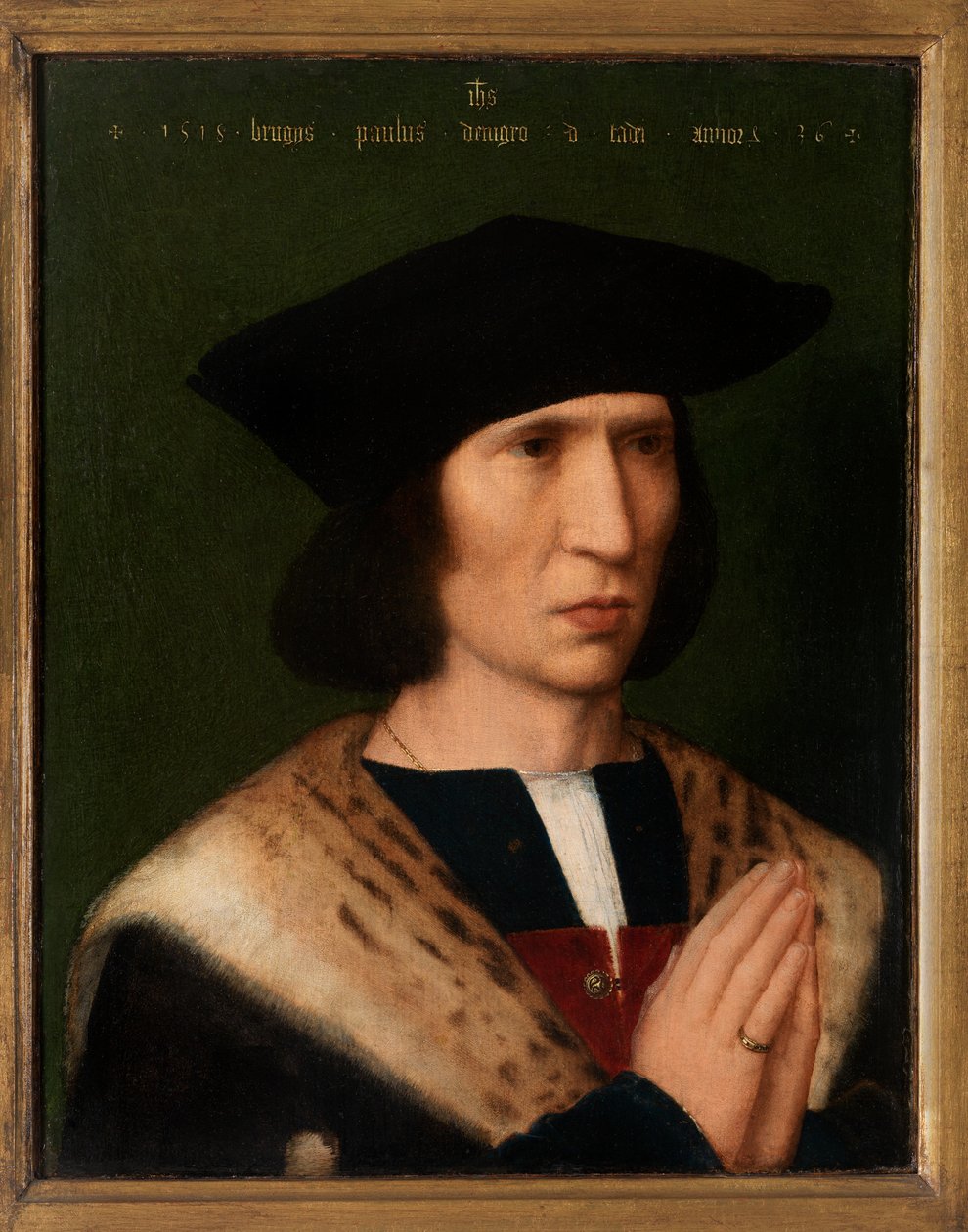 Portret Paulusa de Nigro autorstwa Adriaen Isenbrandt or Isenbrant