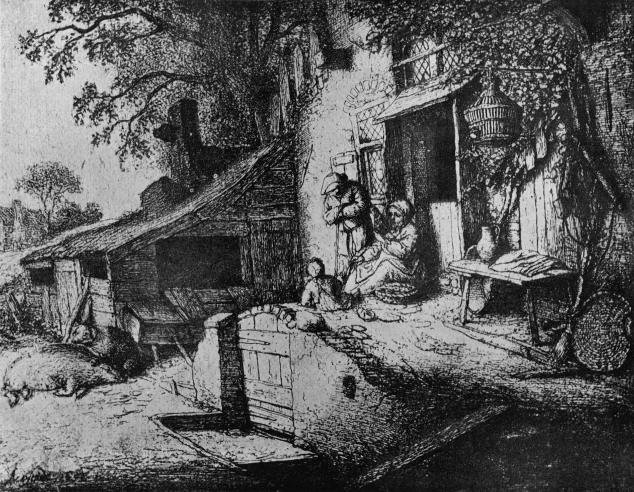 Kobieta wirująca, 1652 autorstwa Adriaen Jansz. van Ostade