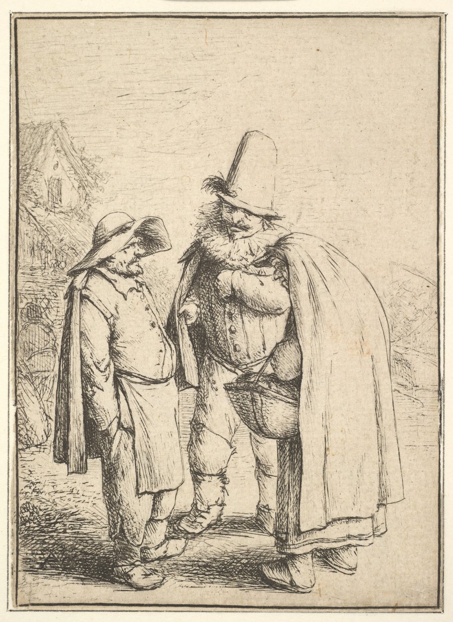 Figury groteskowe, 1610-85. autorstwa Adriaen Jansz. van Ostade