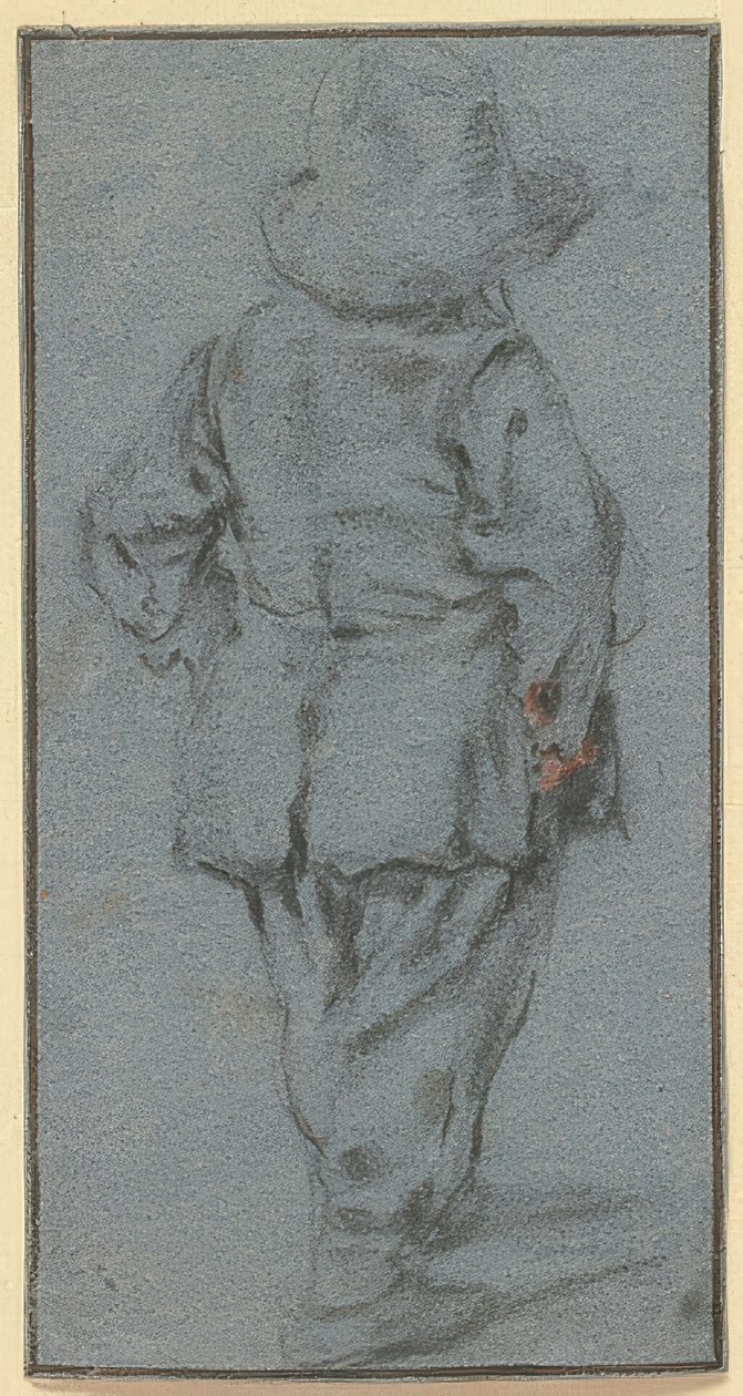 Stojący chłopiec od tyłu autorstwa Adriaen Jansz. van Ostade