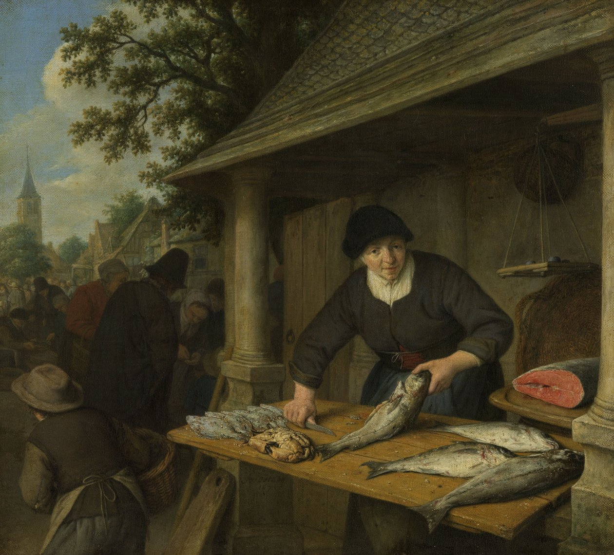 Rybożona autorstwa Adriaen Jansz. van Ostade