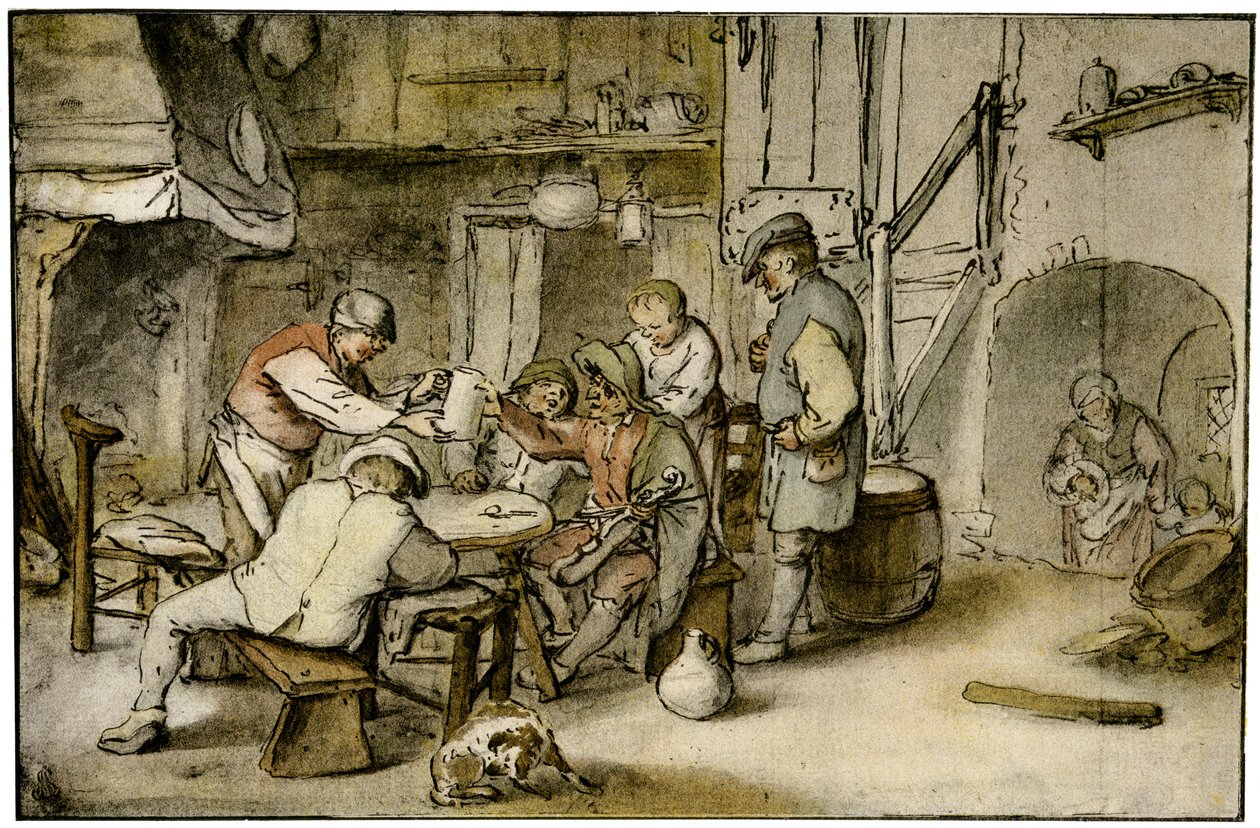 Muzyk autorstwa Adriaen Jansz. van Ostade