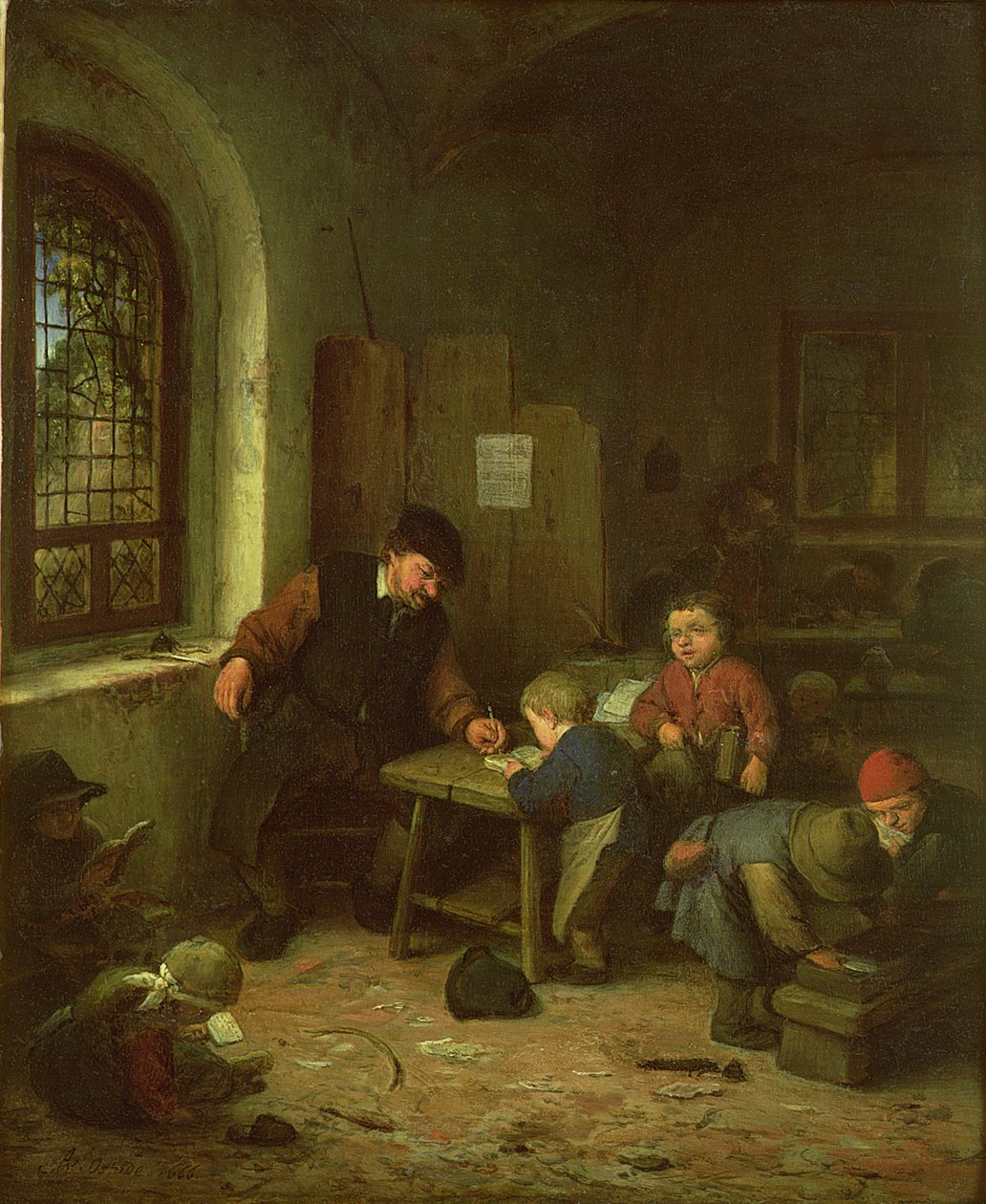 Nieznany obraz autorstwa Adriaen Jansz. van Ostade