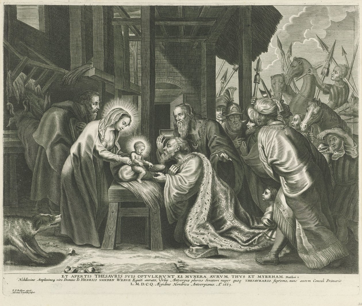 Adoracja Królów autorstwa Adriaen Lommelin