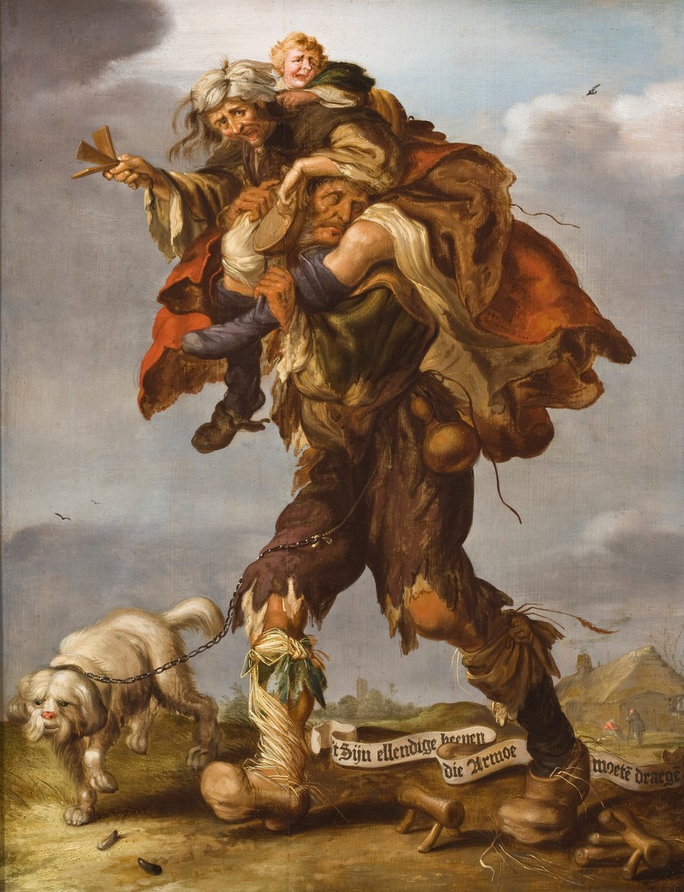 Alegoria ubóstwa, lata 30. XVII w. autorstwa Adriaen Pietersz van de Venne