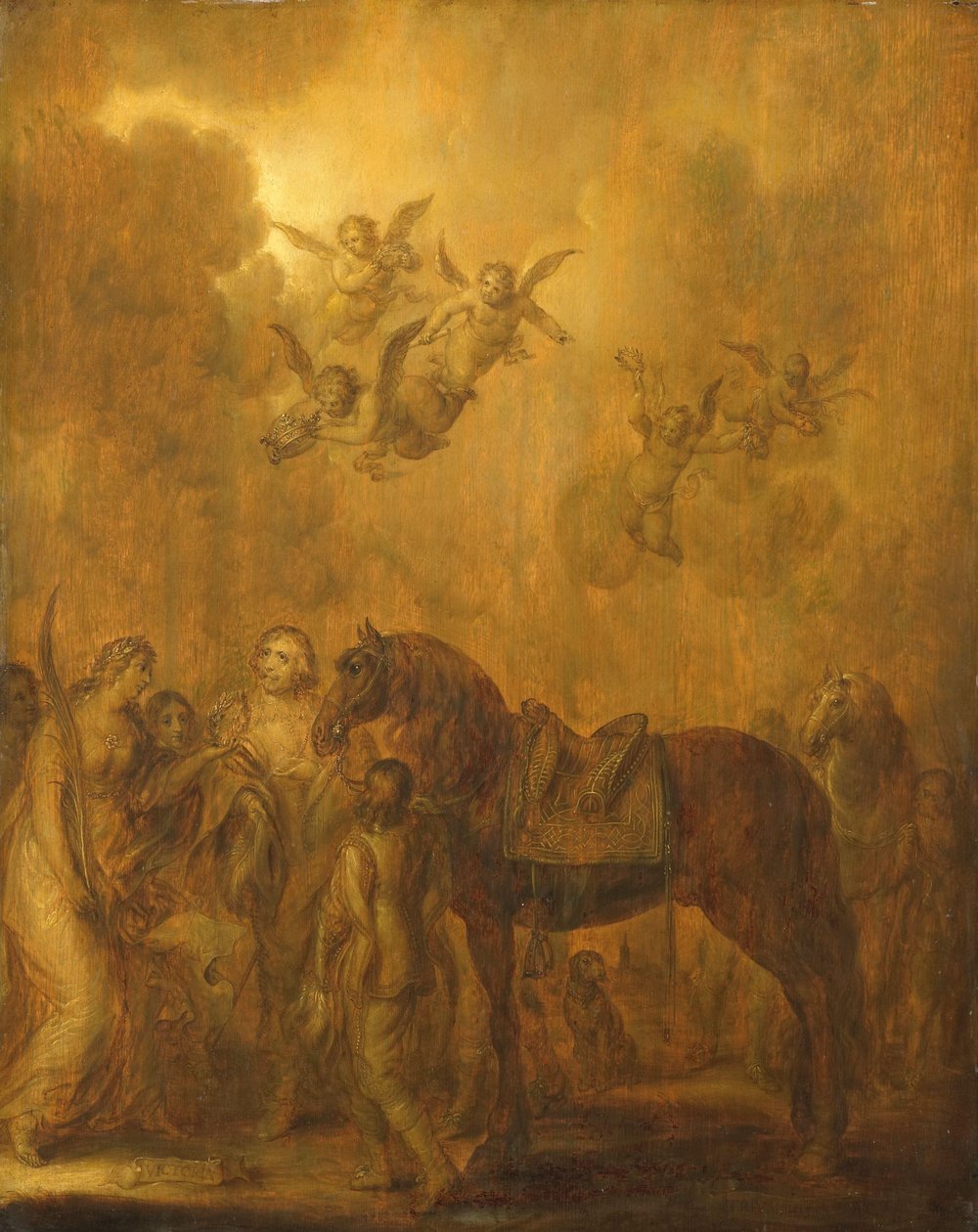 Alegoria Stadtholdership księcia Fryderyka Henryka autorstwa Adriaen Pietersz van de Venne