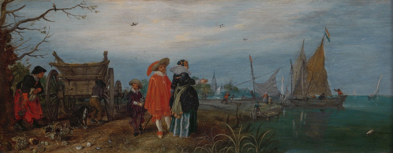 Jesień (rozmowa) autorstwa Adriaen Pietersz van de Venne