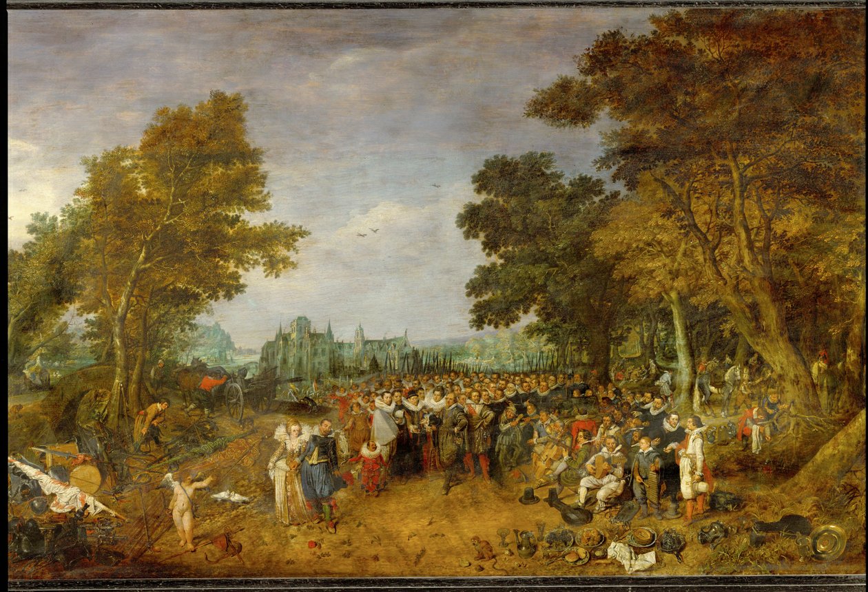 Święto z okazji zawieszenia broni w 1609 r. ... autorstwa Adriaen Pietersz. van de Venne