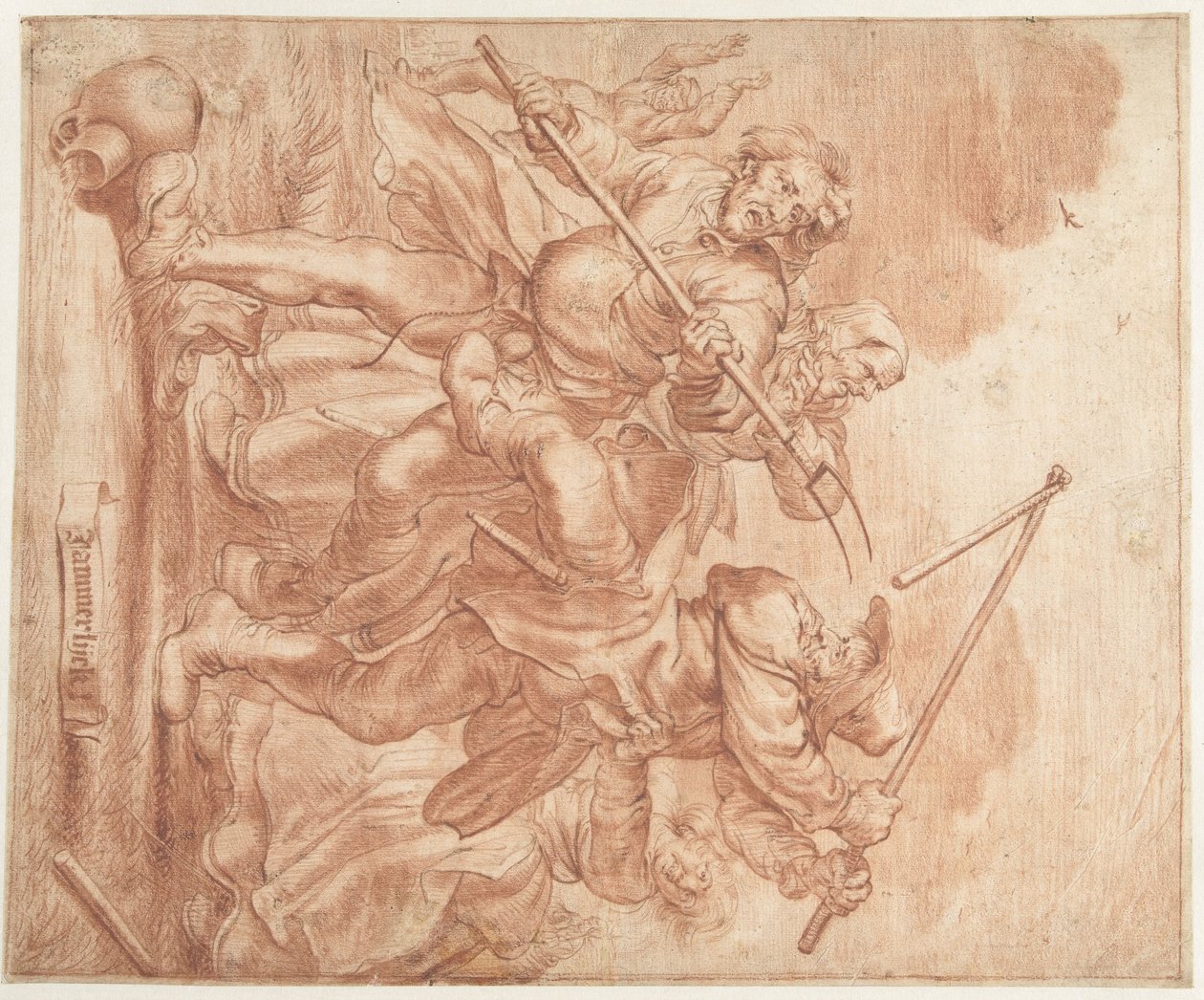 Opłakany! (tytuł na obiekcie) autorstwa Adriaen Pietersz van de Venne