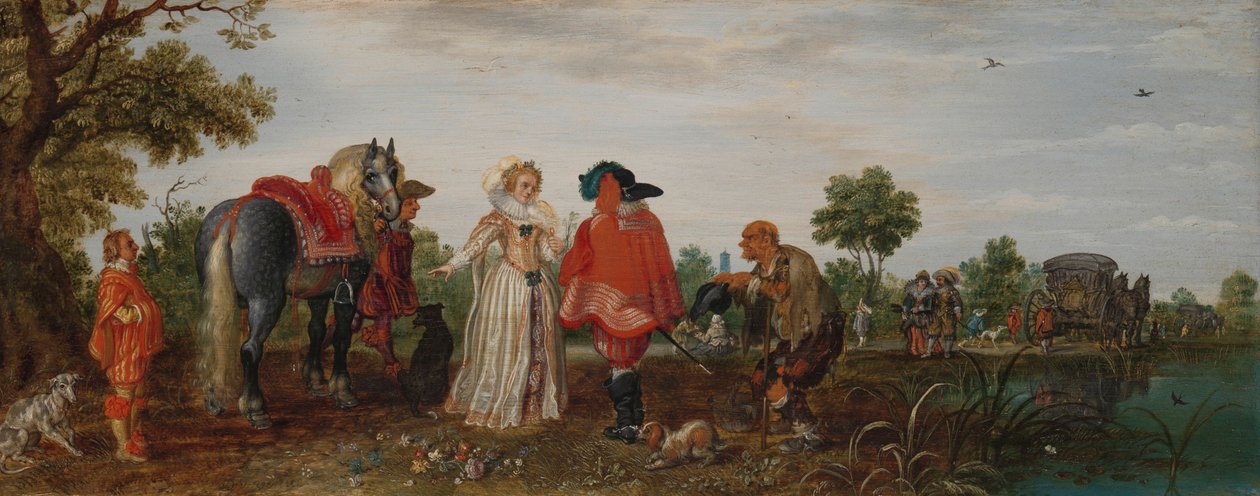 Wiosna autorstwa Adriaen Pietersz van de Venne