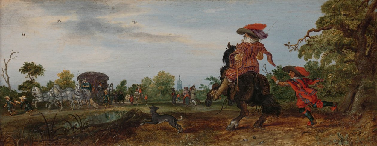 Lato (Pozdrowienia), 1625 autorstwa Adriaen Pietersz van de Venne