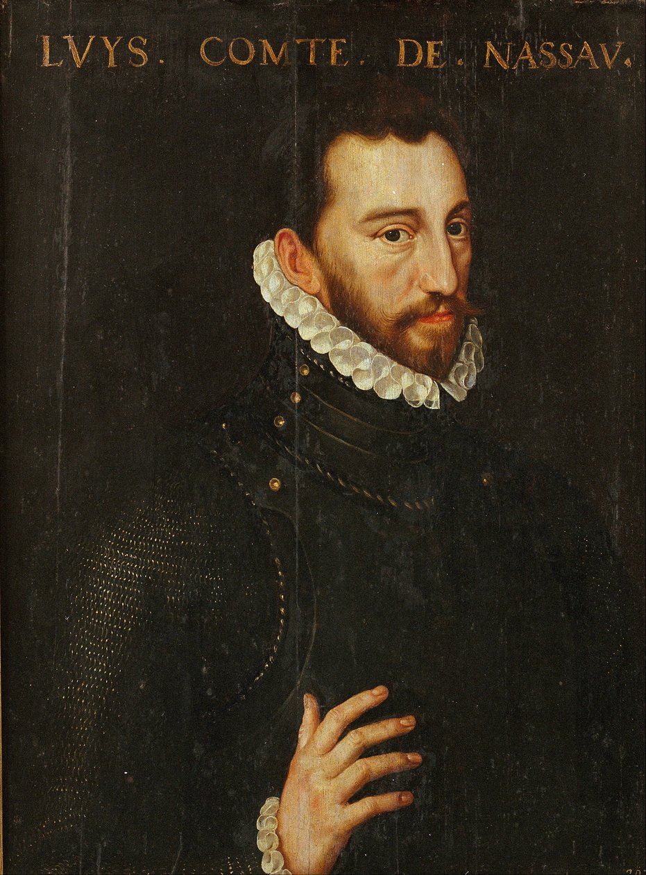 Ludwik, hrabia Nassau autorstwa Adriaen Thomasz. Key