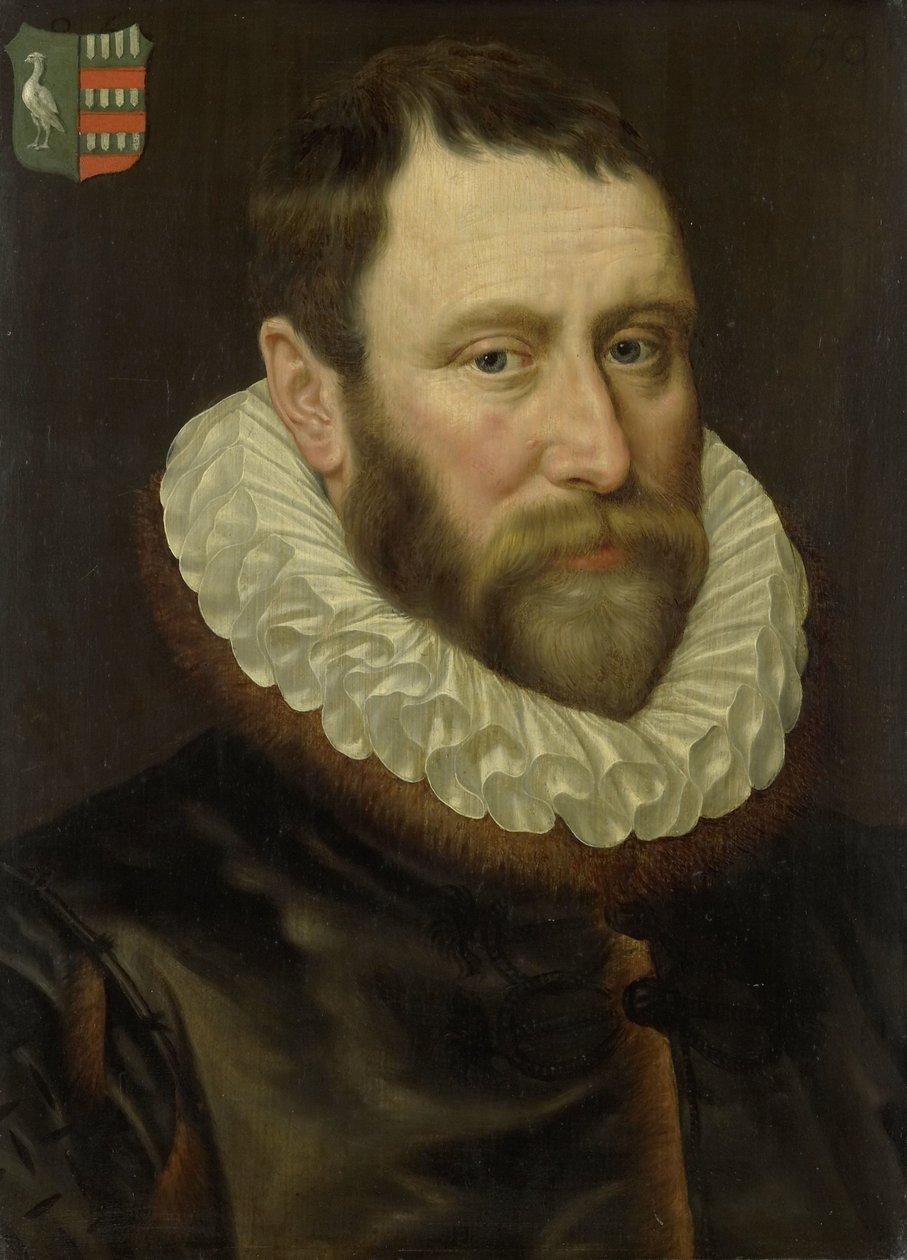 Portret Jakuba Basa Claesza (1536-1589) autorstwa Adriaen Thomasz. Key