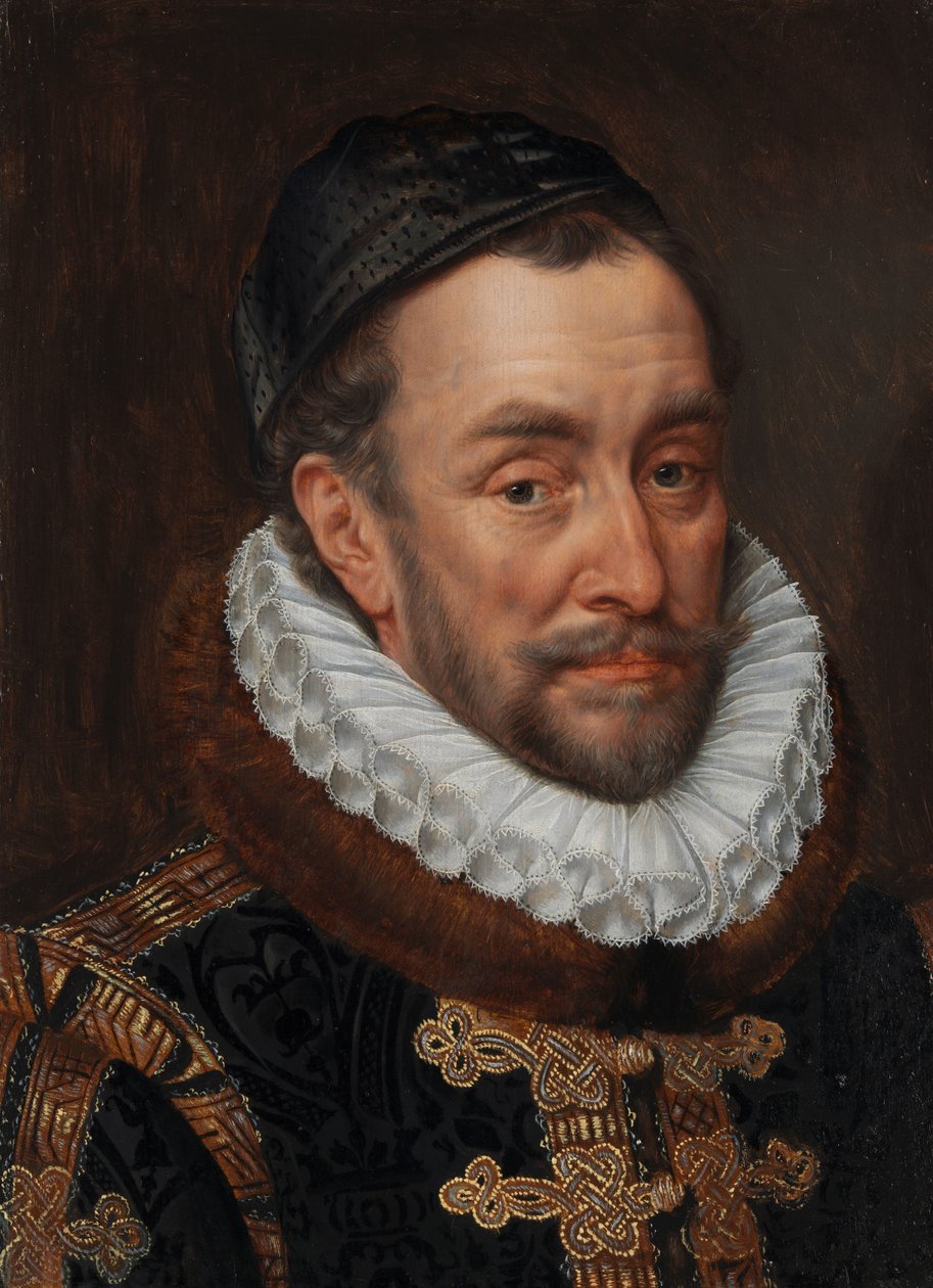 Portret Wilhelma I, księcia Orange Willem I (1533-84), książę Orange, zwany Wilhelmem Milczącym autorstwa Adriaen Thomasz. Key