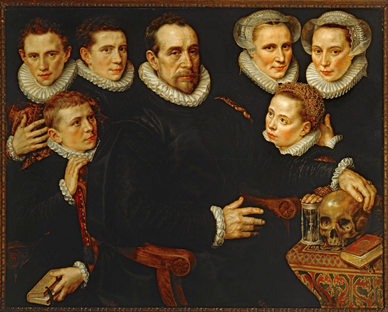 Portret rodziny ... autorstwa Adriaen Thomasz Key