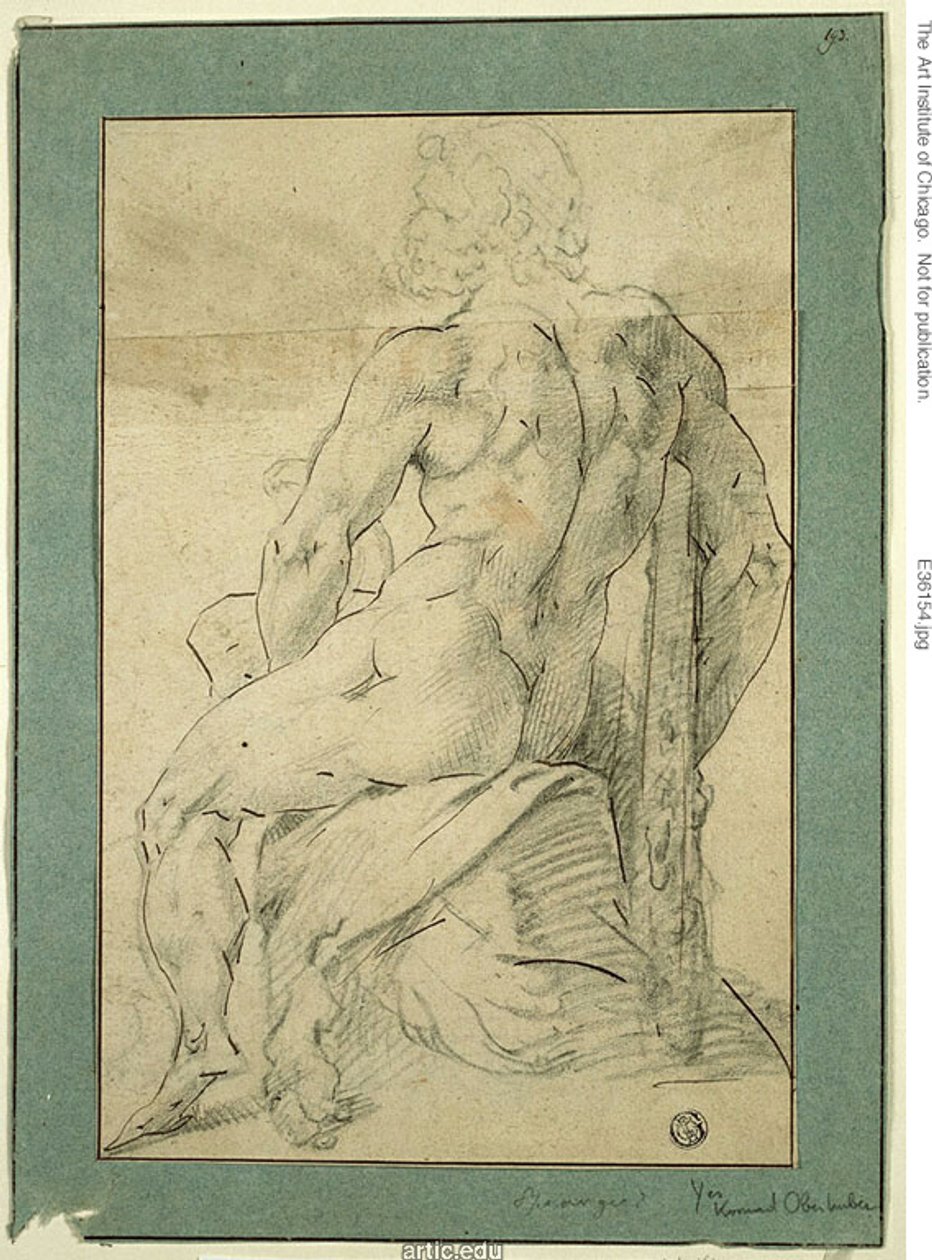 Siedzący Herkules autorstwa Adriaen de Vries