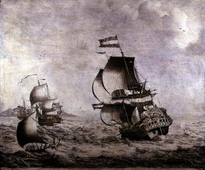 Okręt wojenny Overijssel autorstwa Adriaen van Salm