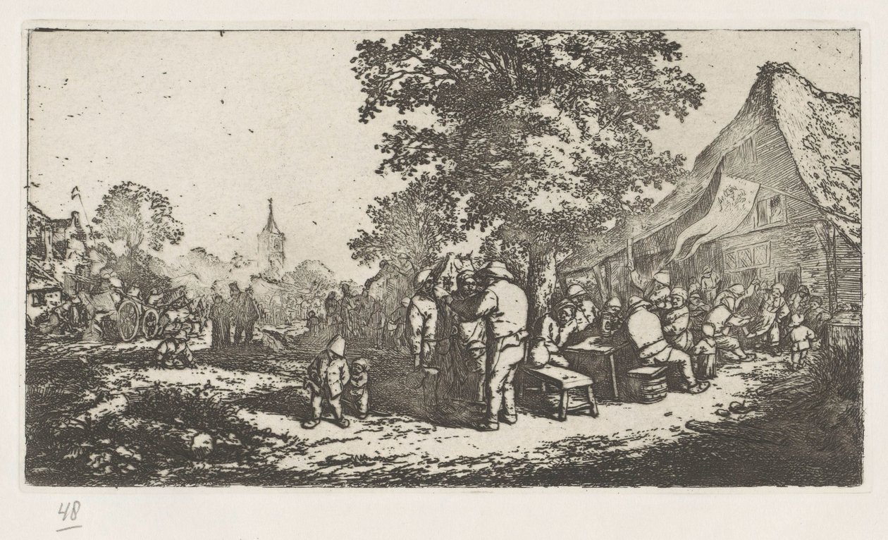 Jarmark rolniczy autorstwa Adriaen van Ostade