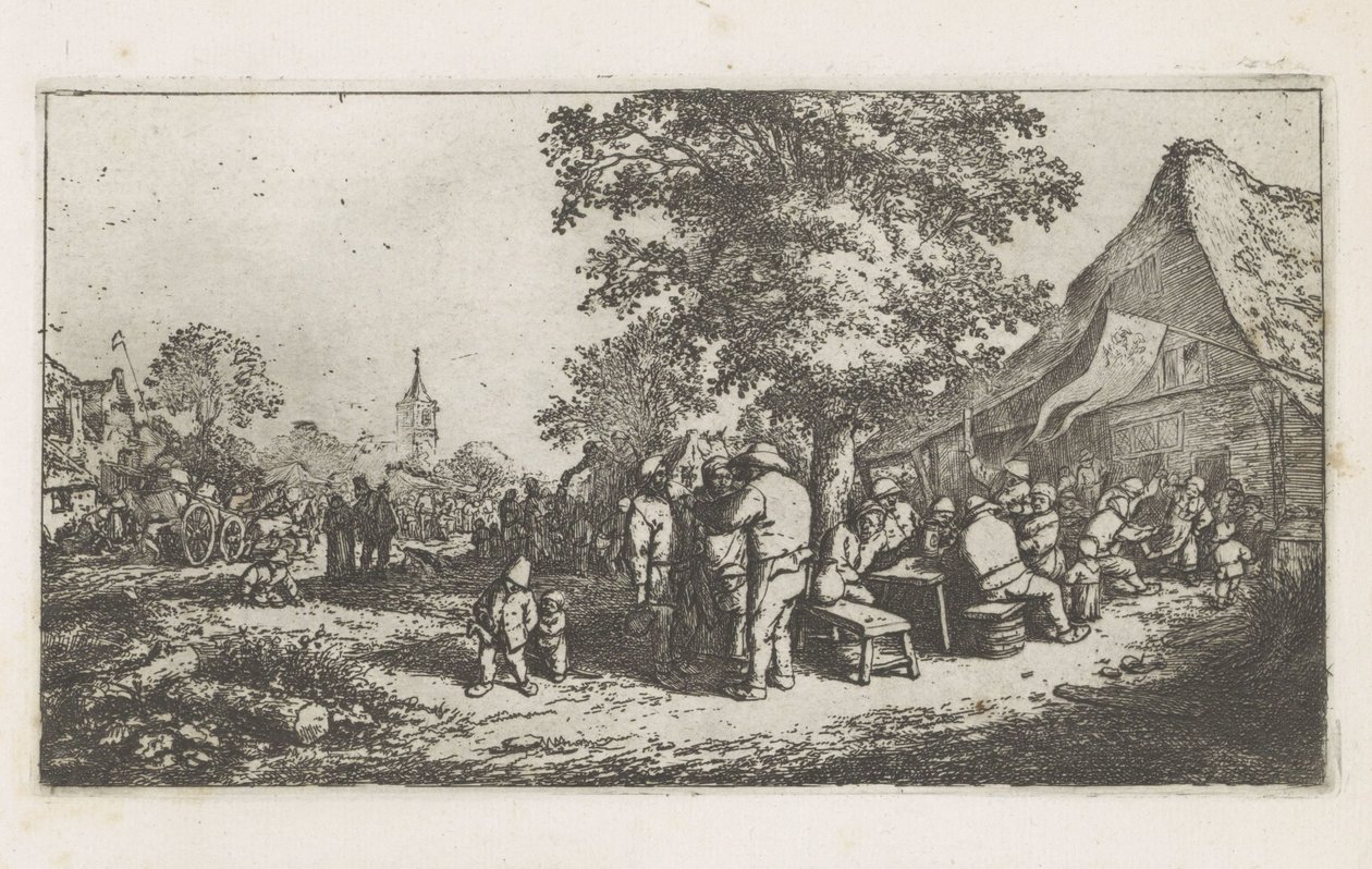 Jarmark rolniczy autorstwa Adriaen van Ostade