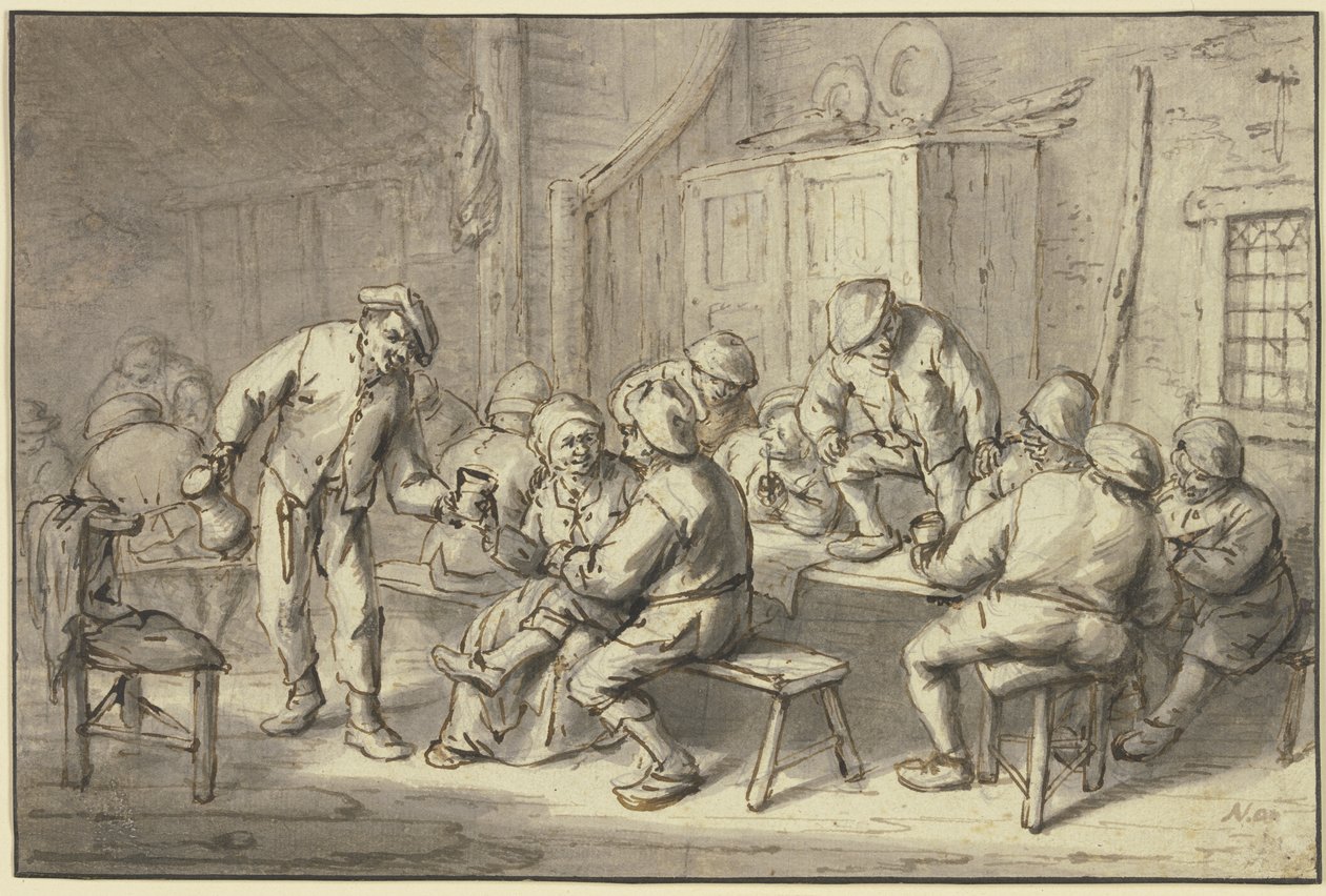 Karczma u Rolnika autorstwa Adriaen van Ostade