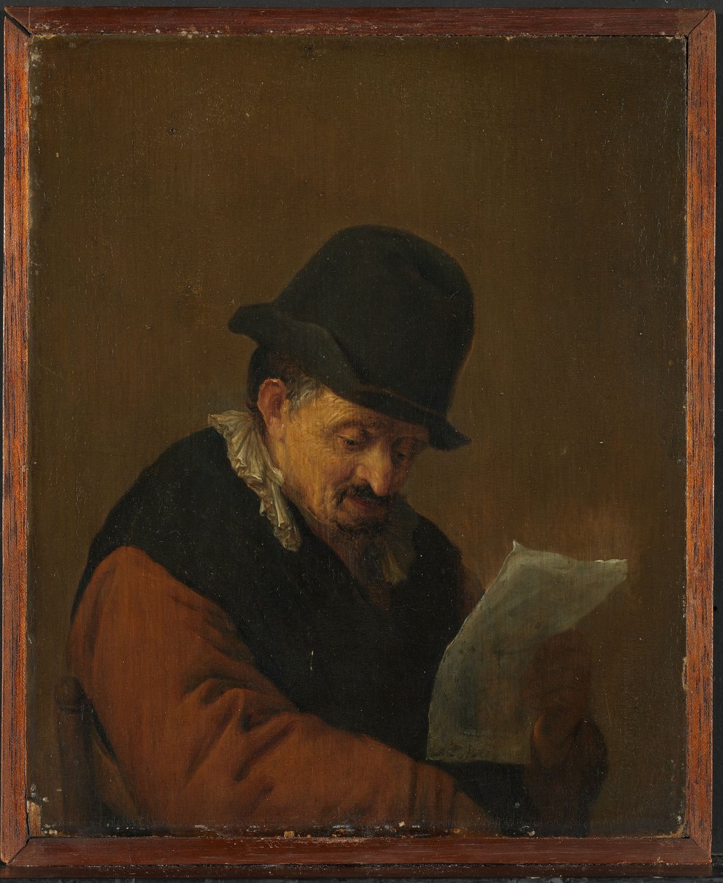 Mężczyzna czytający autorstwa Adriaen van Ostade