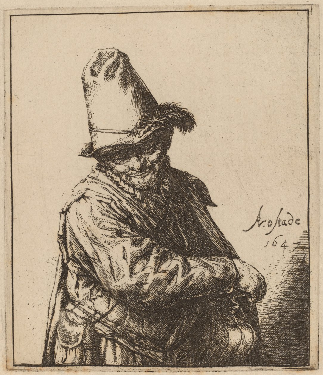 Młynek do organów autorstwa Adriaen van Ostade