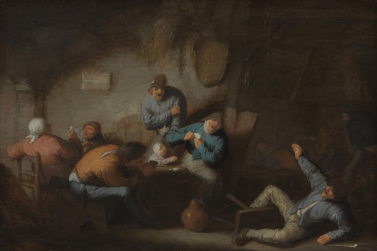 Scena w tawernie autorstwa Adriaen van Ostade
