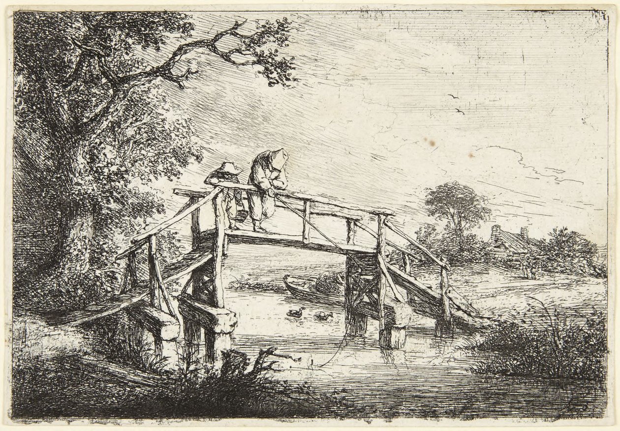 Wędkarze autorstwa Adriaen van Ostade