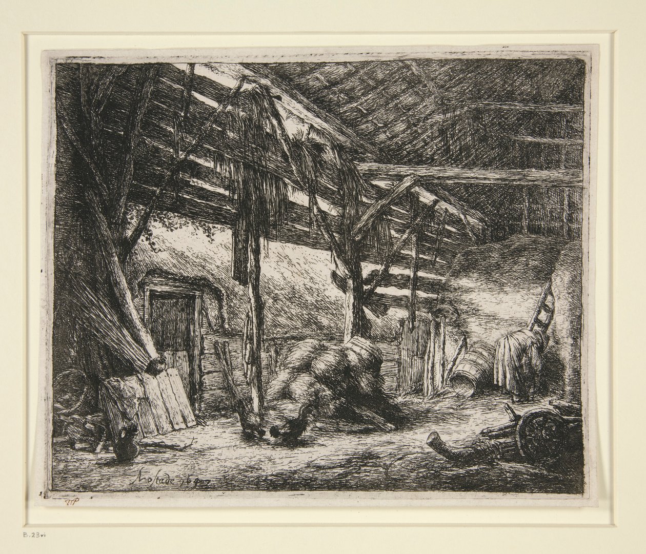 Stodoła autorstwa Adriaen van Ostade