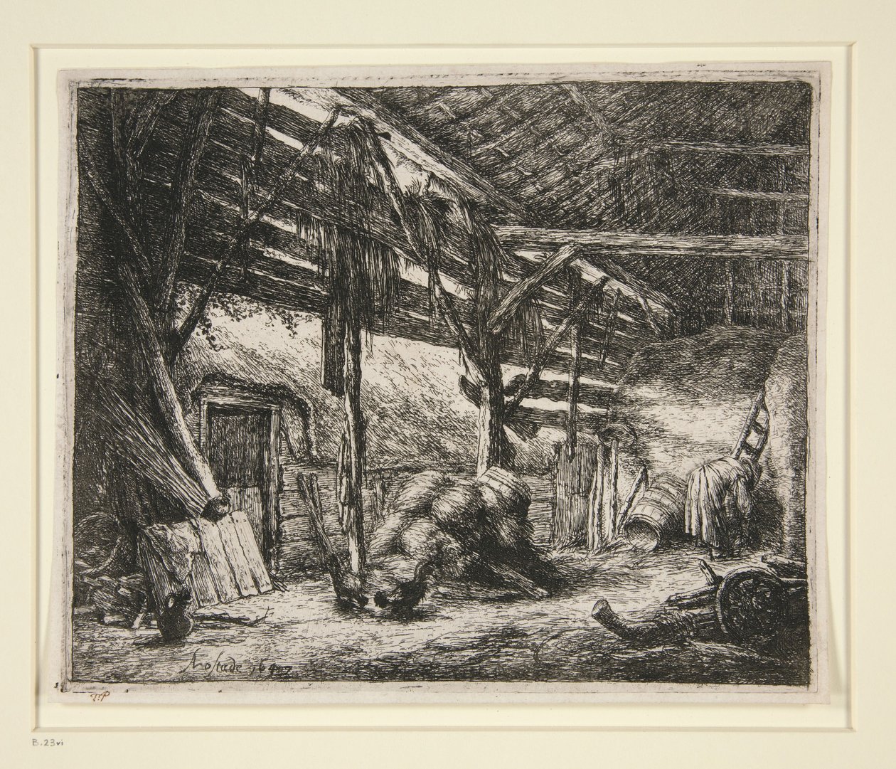 Stodoła autorstwa Adriaen van Ostade