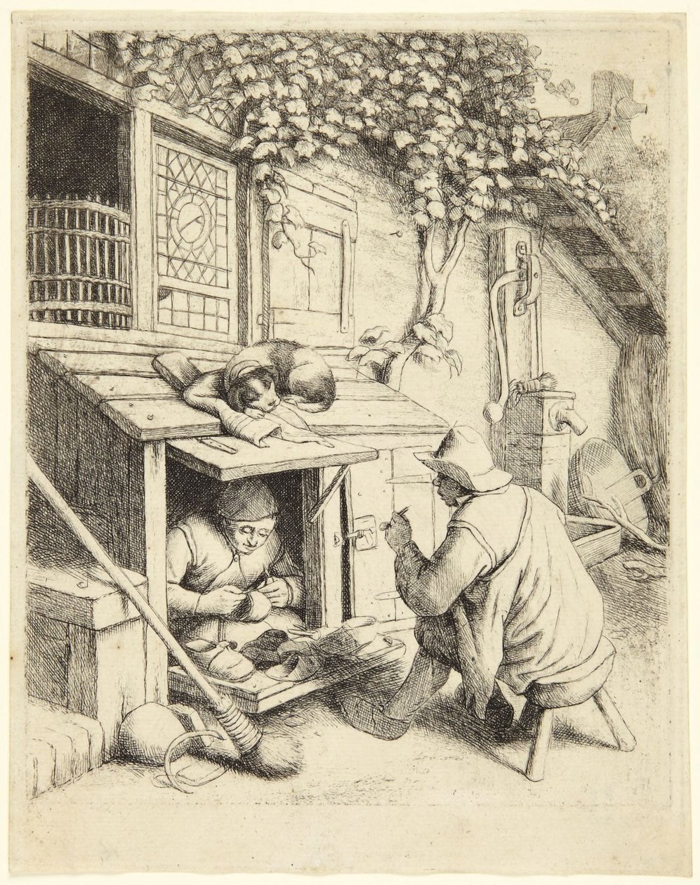 Szewc autorstwa Adriaen van Ostade