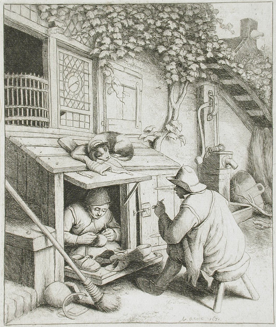 Szewc autorstwa Adriaen van Ostade