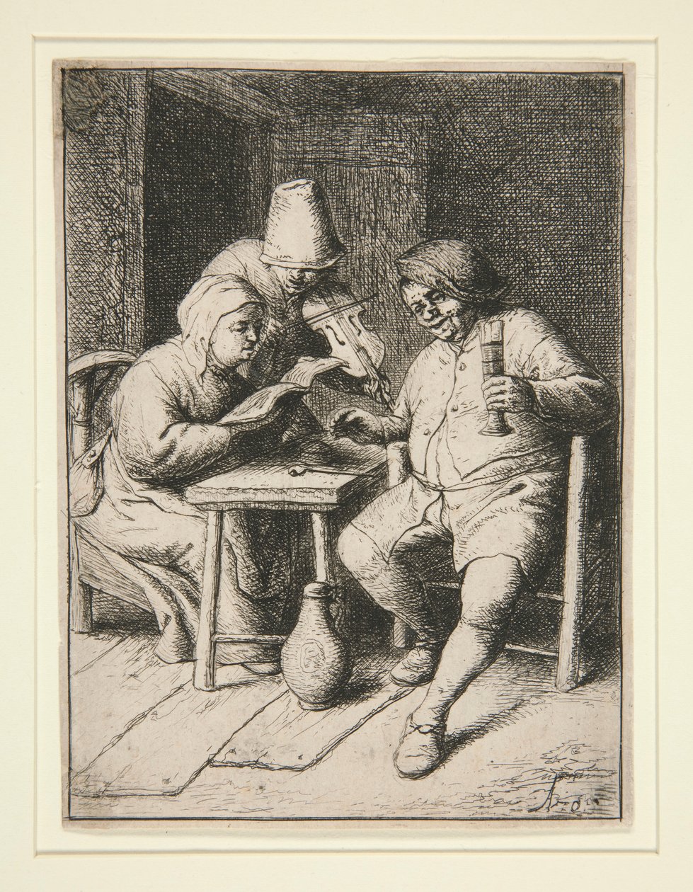 Koncert autorstwa Adriaen van Ostade