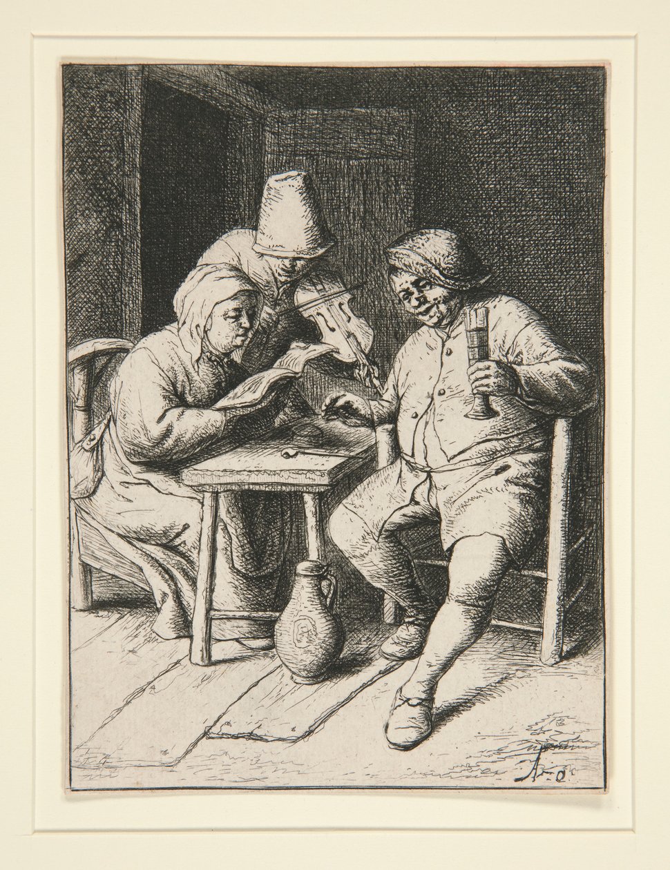 Koncert autorstwa Adriaen van Ostade