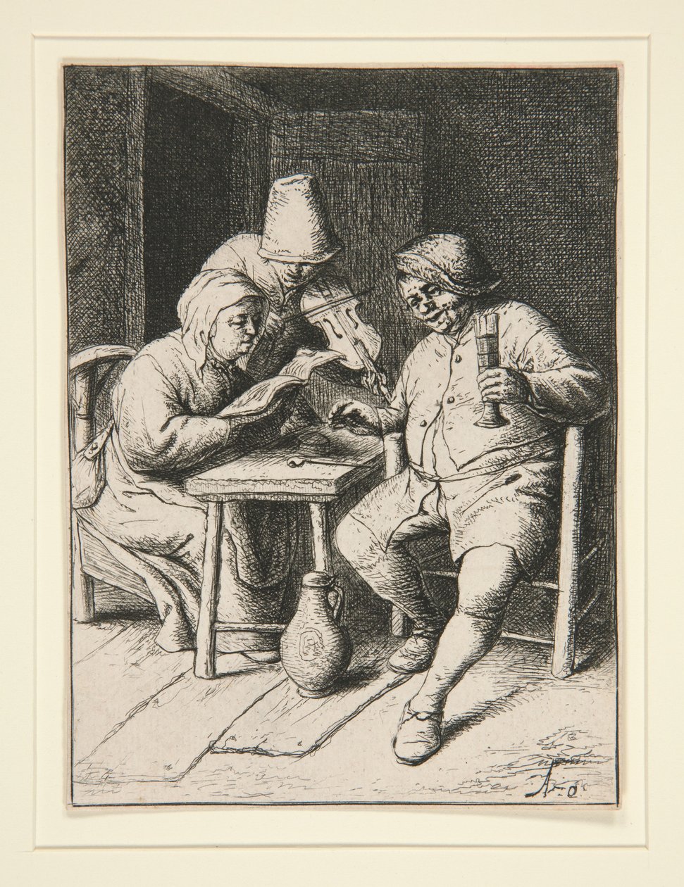 Koncert autorstwa Adriaen van Ostade