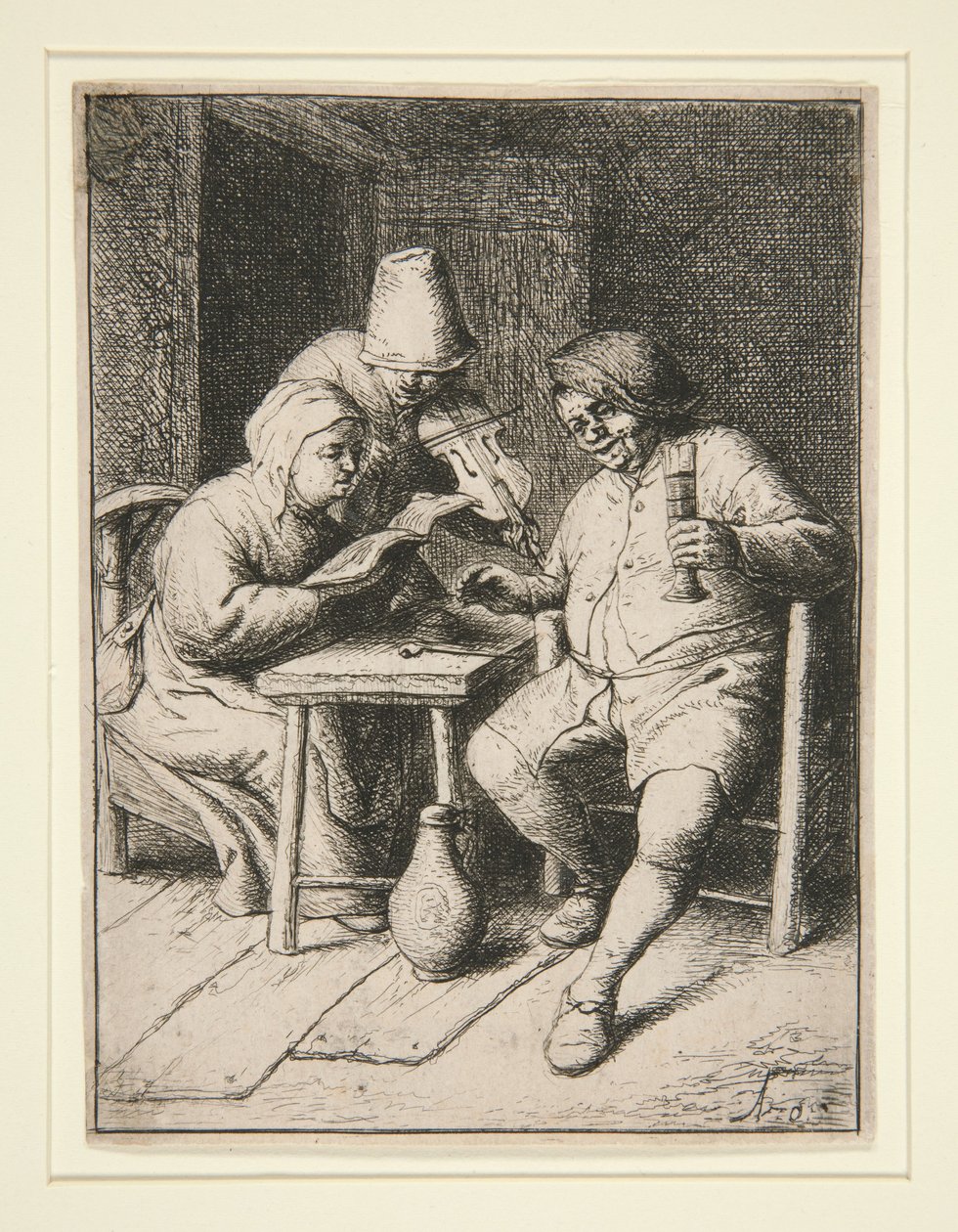 Koncert autorstwa Adriaen van Ostade