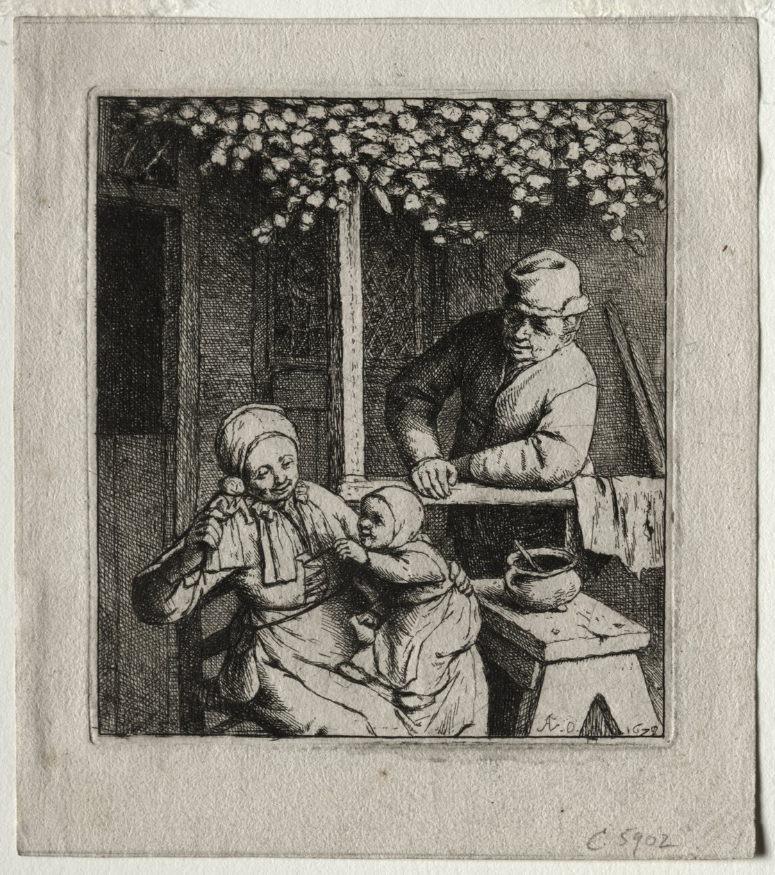 Lalka autorstwa Adriaen van Ostade