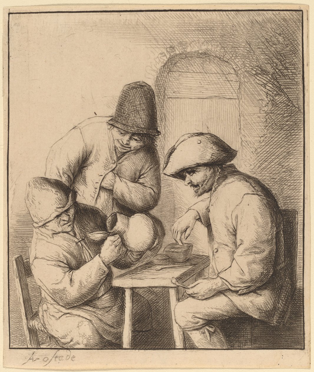 Pusty dzban autorstwa Adriaen van Ostade