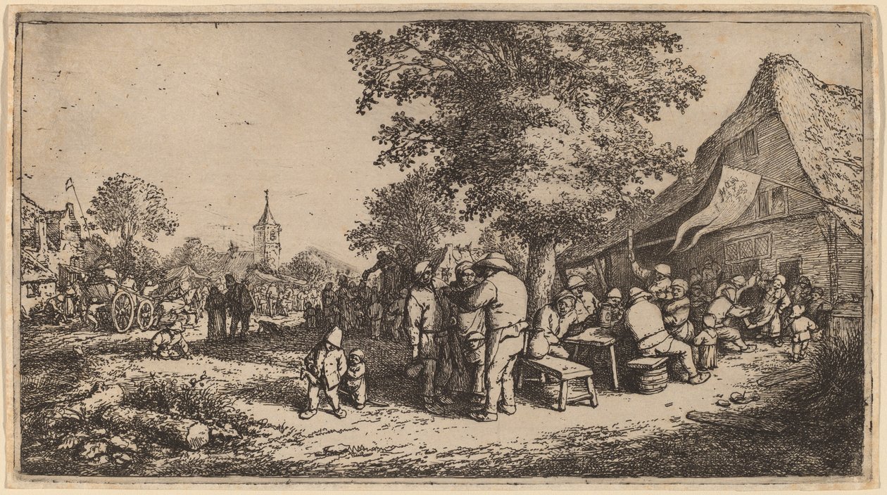 Uczciwe autorstwa Adriaen van Ostade