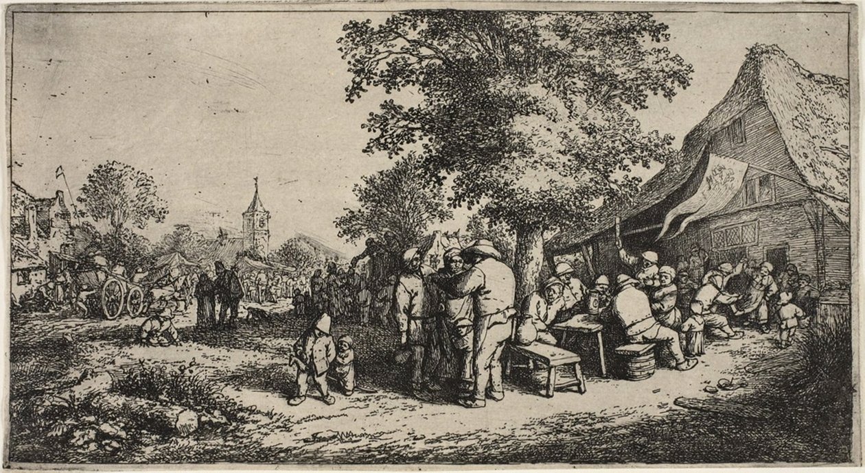 Uczciwe autorstwa Adriaen van Ostade