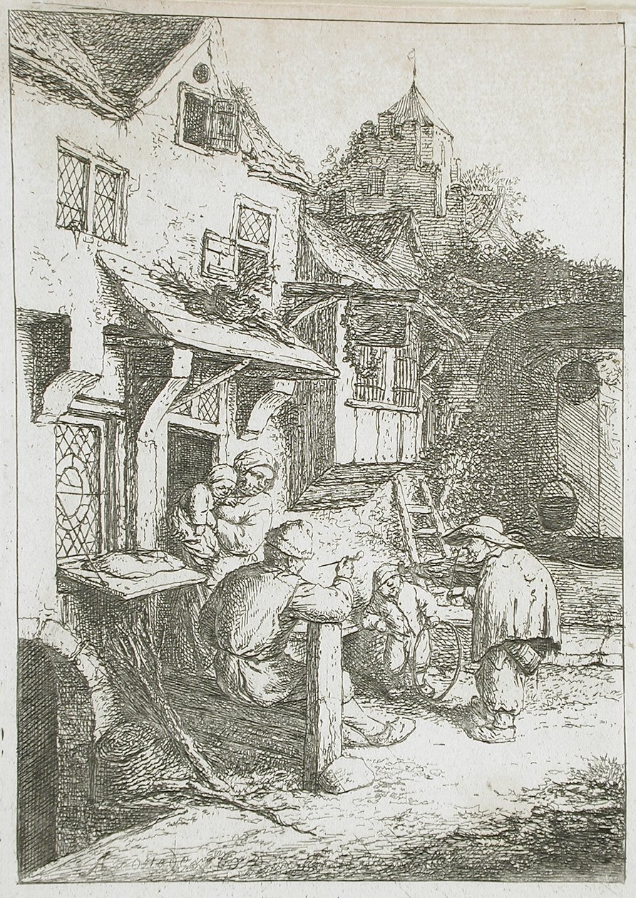 Skrzywiony skrzypek autorstwa Adriaen van Ostade