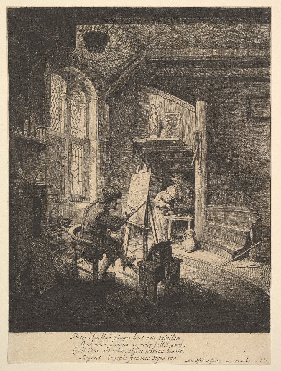 Malarz autorstwa Adriaen van Ostade