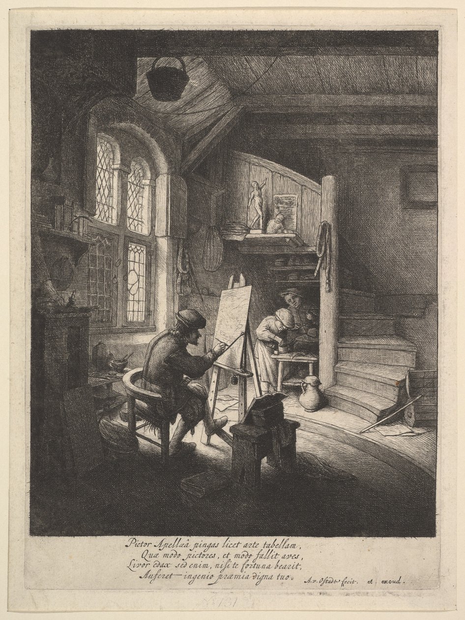 Malarz autorstwa Adriaen van Ostade