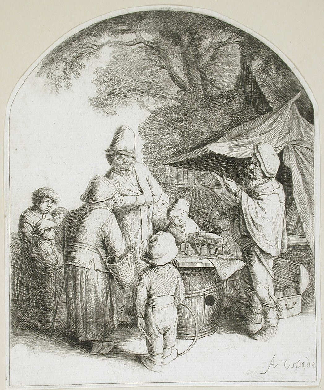 Szarlatan autorstwa Adriaen van Ostade