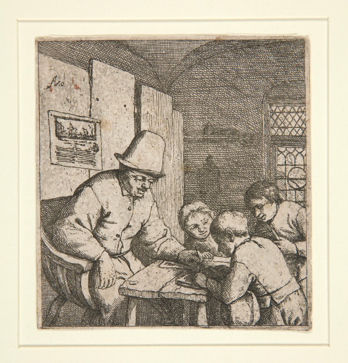 Nauczyciel autorstwa Adriaen van Ostade